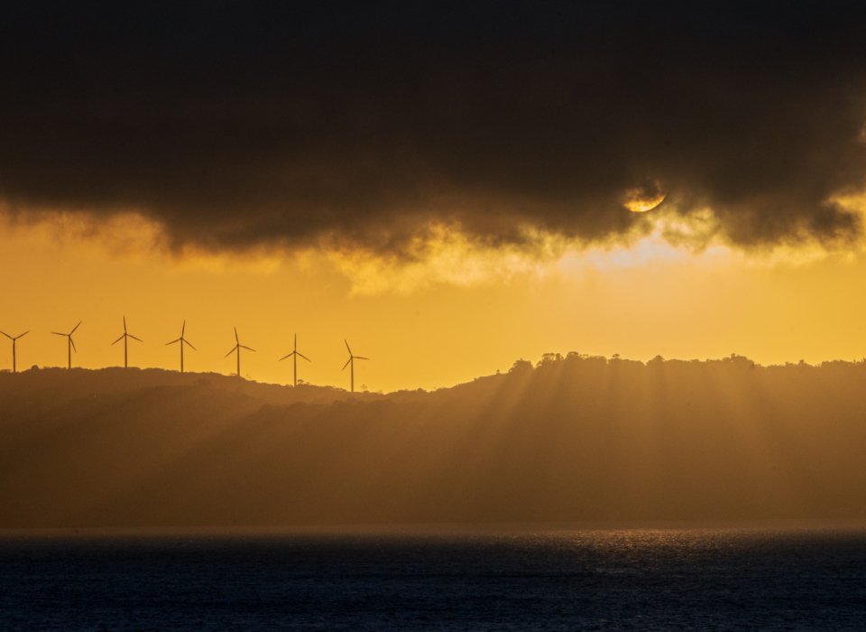 Paule Dion – Sunset over Arenal Windmills – 3rd