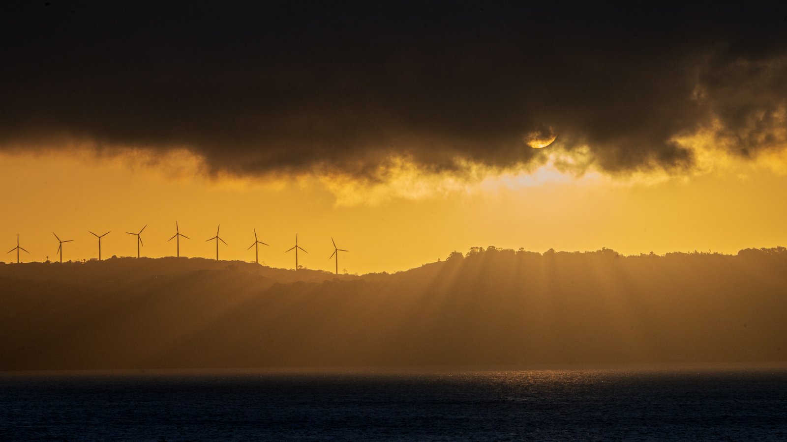 Paule Dion – Sunset over Arenal Windmills – 3rd