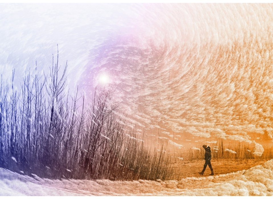Sang S. Duong – Walking into a Snow Storm – 1st